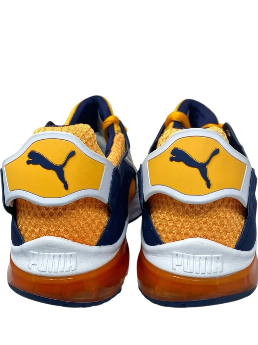 Puma Running Shoes Mens 10 Orange Athletic Trainers Lifestyle Eco‎ Ortholite